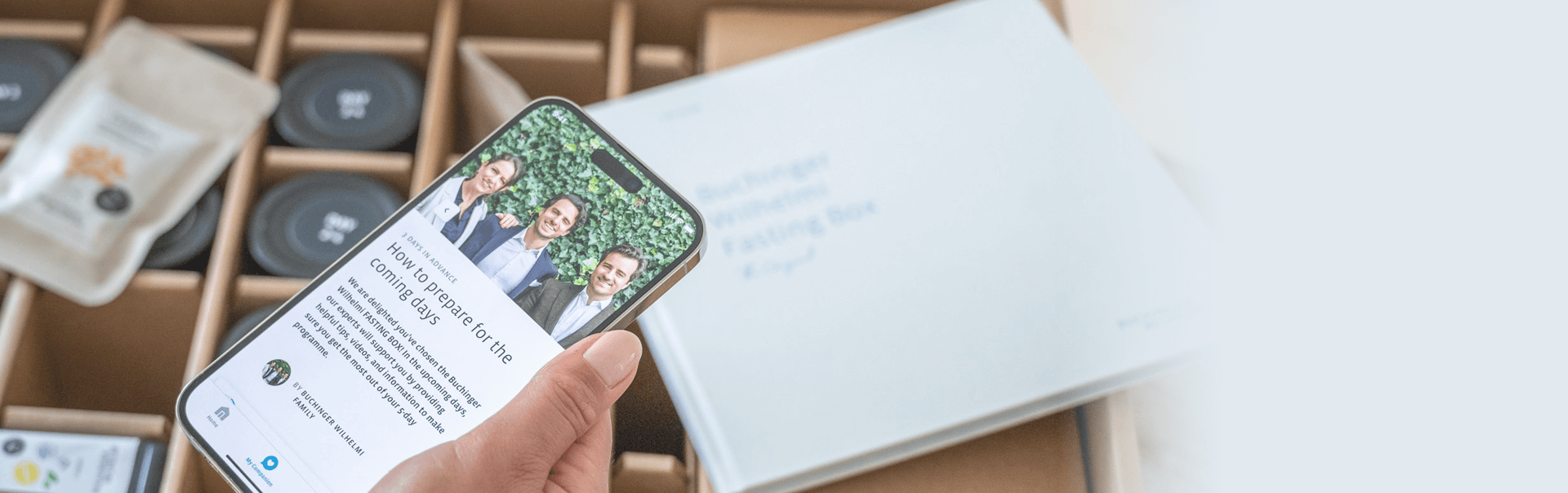Frau mit Fasten app